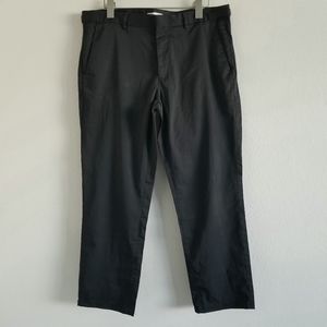 Calvin Klein Men's Black Slim Fit Dress Pants 34